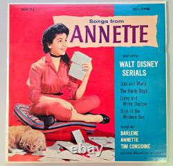 Annette Funicello Songs From Annette -1st Pres 1958 US Disneyland LP MUST SEE