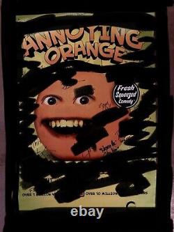 Annoying Orange RARE Poster RePrint Signed By Over 30 Guests! MUST SEE