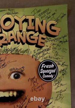 Annoying Orange RARE Poster RePrint Signed By Over 30 Guests! MUST SEE