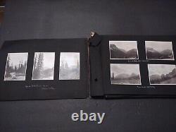 Antique 1923 85+ Photo Album Banf British Columbia, Alberta Panaramas Must See