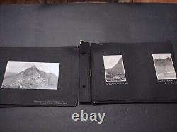 Antique 1923 85+ Photo Album Banf British Columbia, Alberta Panaramas Must See