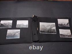 Antique 1923 85+ Photo Album Banf British Columbia, Alberta Panaramas Must See