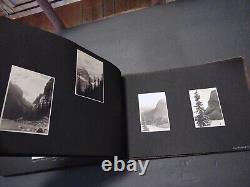 Antique 1923 85+ Photo Album Banf British Columbia, Alberta Panaramas Must See