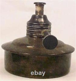 Antique Alcohol Jewelers Lamp Light Silvertone Metal Small Must See