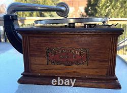 Antique Circa 1910 STANDARD Talking Machine Model B Phonograph MUST SEE