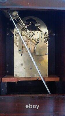 Antique Circa 1912 Junghans Rosewood Mantle Clock MUST SEE Parts Repair