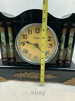 Antique Japanese 4 Pillar Mantel Clock RARE! Must See 317
