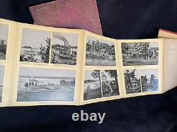 Antique Lake Minnetonka Souvenir PHOTO Book from 1888 Must See