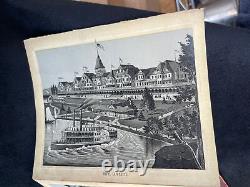 Antique Lake Minnetonka Souvenir PHOTO Book from 1888 Must See