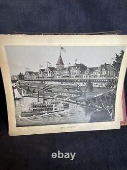 Antique Lake Minnetonka Souvenir PHOTO Book from 1888 Must See