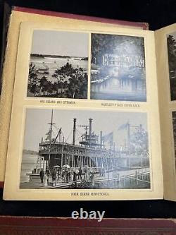 Antique Lake Minnetonka Souvenir PHOTO Book from 1888 Must See