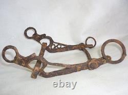 Antique Ottoman Iron Horse Bit Harness Bridle Handforged MUST SEE