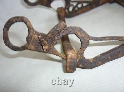 Antique Ottoman Iron Horse Bit Harness Bridle Handforged MUST SEE