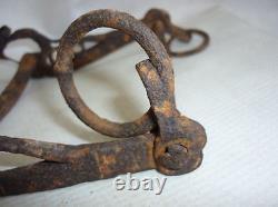 Antique Ottoman Iron Horse Bit Harness Bridle Handforged MUST SEE