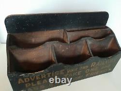 Antique Railway Wooden Poster / Pamphlet Box c1900 MUST SEE