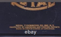 Antique Royal 10 Double Glass Panel Typewriter A Must See! Best Deal On eBay