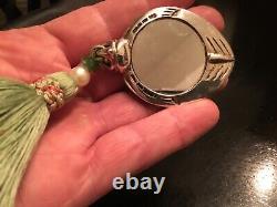 Antique Stering Sliver Compact/mirror Custom Made Must See Wow