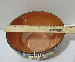 Art Deco Japanese Luster Ware Bowl AMAZING! MUST SEE