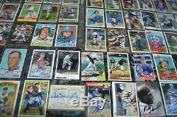 Atlanta Braves Signed Baseball Card Collection! 50+ Signed Cards! Must See