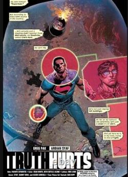 BATMAN SUPERMAN 22 pg 1 SUPERMAN HUNTED BY BATMAN SPLASH WOW MUST SEE