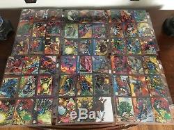 BIG LOT OF 90's DC and MARVEL cards Marvel and DC, Masterpieces, MUST SEE! 470 +