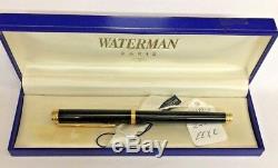 BRAND NEW VINTAGE Waterman Black Lacquer Exclusive Fountain Pen Gift must see