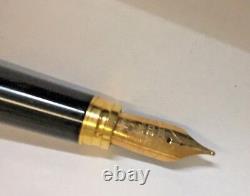 BRAND NEW VINTAGE Waterman Black Lacquer Exclusive Fountain Pen Gift must see