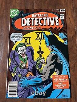 Batman Detective Comics 475 1978 Joker Laughing Fish MUST SEE! Very High Grade