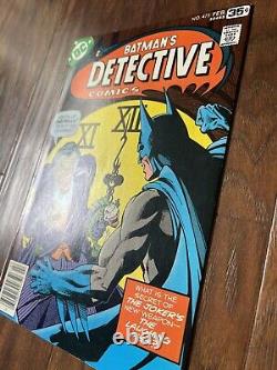 Batman Detective Comics 475 1978 Joker Laughing Fish MUST SEE! Very High Grade