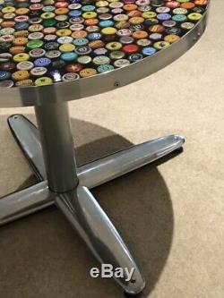 Beer Caps Epoxy Table must see to appreciate