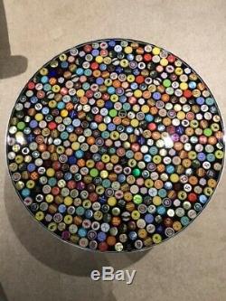 Beer Caps Epoxy Table must see to appreciate