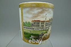 Berlin c. 1820 Photorealistic Miniature Grand Building Hand Painted Cup MUST SEE