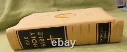 Big 6lb Vintage 1958 DELUXE Color Illustrated Roman Catholic Holy Bible MUST SEE