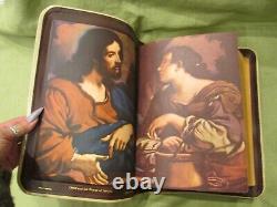 Big 6lb Vintage 1958 DELUXE Color Illustrated Roman Catholic Holy Bible MUST SEE