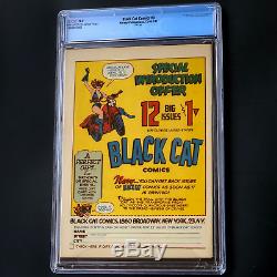 Black Cat Comics #3 (1946-47) Cgc 9.2 Pirates Gambling Cvr Must See