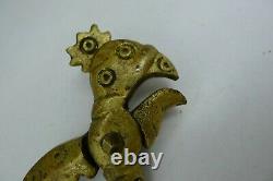 Bronze c. 1720 RARE American Folk Art Bird Face Nutcracker Unusual Must See