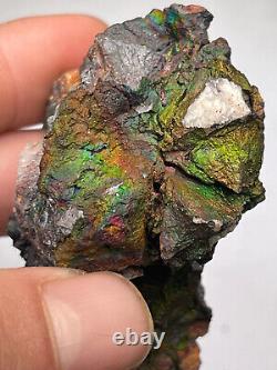 COLOR CHANGE -Iridescent Hematite, Rainbow Turgite, Graves Mtn, GA -MUST SEE VID