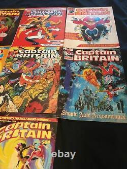 Captain Britain Full Run 1-14 Including First Betsy Braddock! Must See