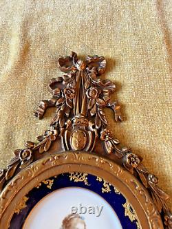 Chateau Des Tuileries Sevres Plate S37 Pair European Wall Plaque RARE Must SEE