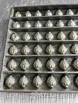 Chocolate Candy Mold Bon Bon Style Vintage OLD Heavy RARE Must Large SEE