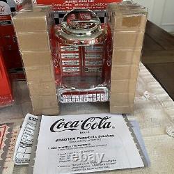 Coca Cola Die Cast Musical Bank Vending Machine Enesco jukebox lot must see