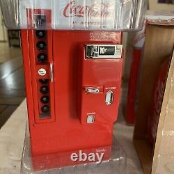 Coca Cola Die Cast Musical Bank Vending Machine Enesco jukebox lot must see