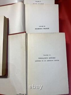 Collection Of 5 Books 1919 The War On All Fronts, Great Condition Must See