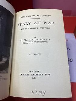 Collection Of 5 Books 1919 The War On All Fronts, Great Condition Must See