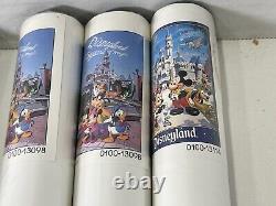 Collection Of 7 Original Disneyland Posters 18 X 24 New Must See Fast Shipping