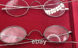 Collection Of Vintage Wire Rim Eyeglasses Sterling Ao. Shuron Must See