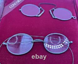 Collection Of Vintage Wire Rim Eyeglasses Sterling Ao. Shuron Must See