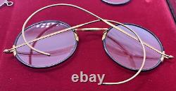 Collection Of Vintage Wire Rim Eyeglasses Sterling Ao. Shuron Must See