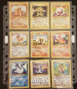 Complete Base Set Pokemon Cards 102/102 Ultra Pro VINTAGE RARE MUST SEE