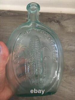 Corn for The World Baltimore Monument Glass Flask Rare Must See